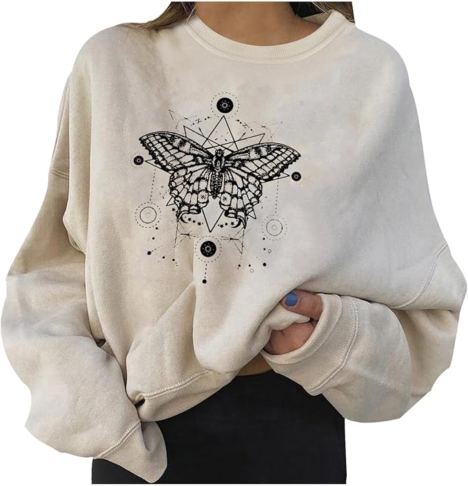 udadera Oversize de Manga Larga para Mujer | Suéter Casual Cómodo